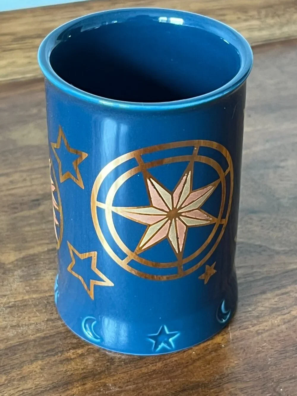 Vintage Springmaid Celestial Cosmos Tumbler Bathroom Cup Sun Moon Stars 90s Y2K